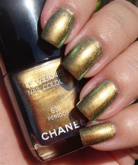 chanel peridot nail polish|chanel le vernis nails.